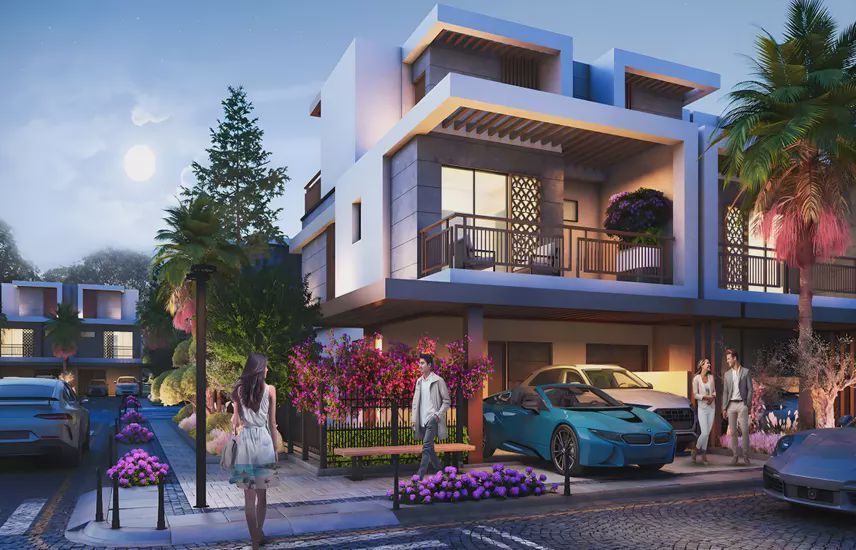 Violet 4 – 4BR Townhouse in DAMAC Hills 2