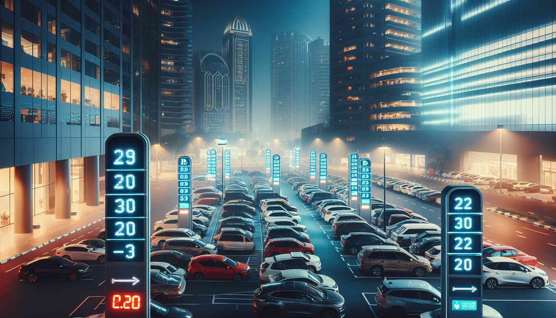 Increase in Dubai Parking Revenue with Variable Prices and Higher Fines